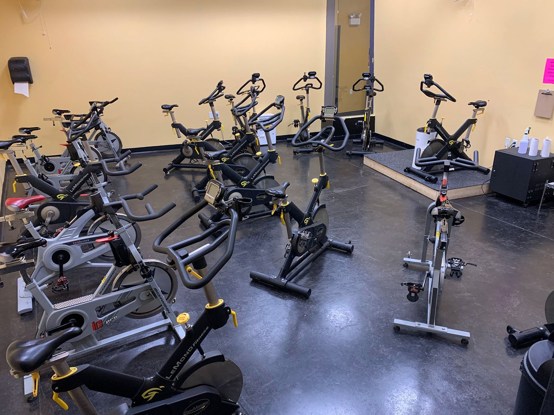 spin class room