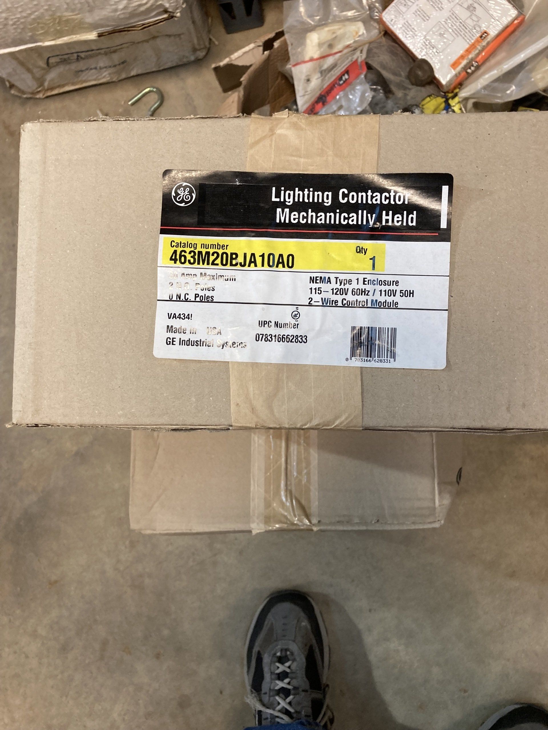Lighting contractor box
