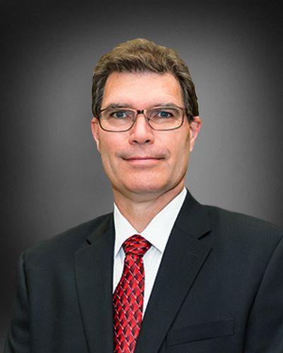 Attorney Michael D. Leffler wearing a suit and tie