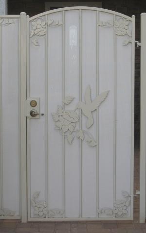 Custom wrought iron gate