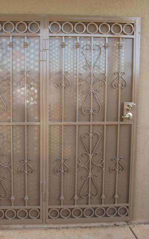 wrought iron gate