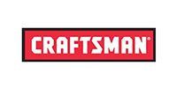 CRAFTSMAN logo in white text on a red rectangular background