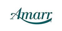 Amarr logo in teal script with a curved underline on a white background