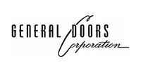 General Doors Corporation logo in black script on a white background