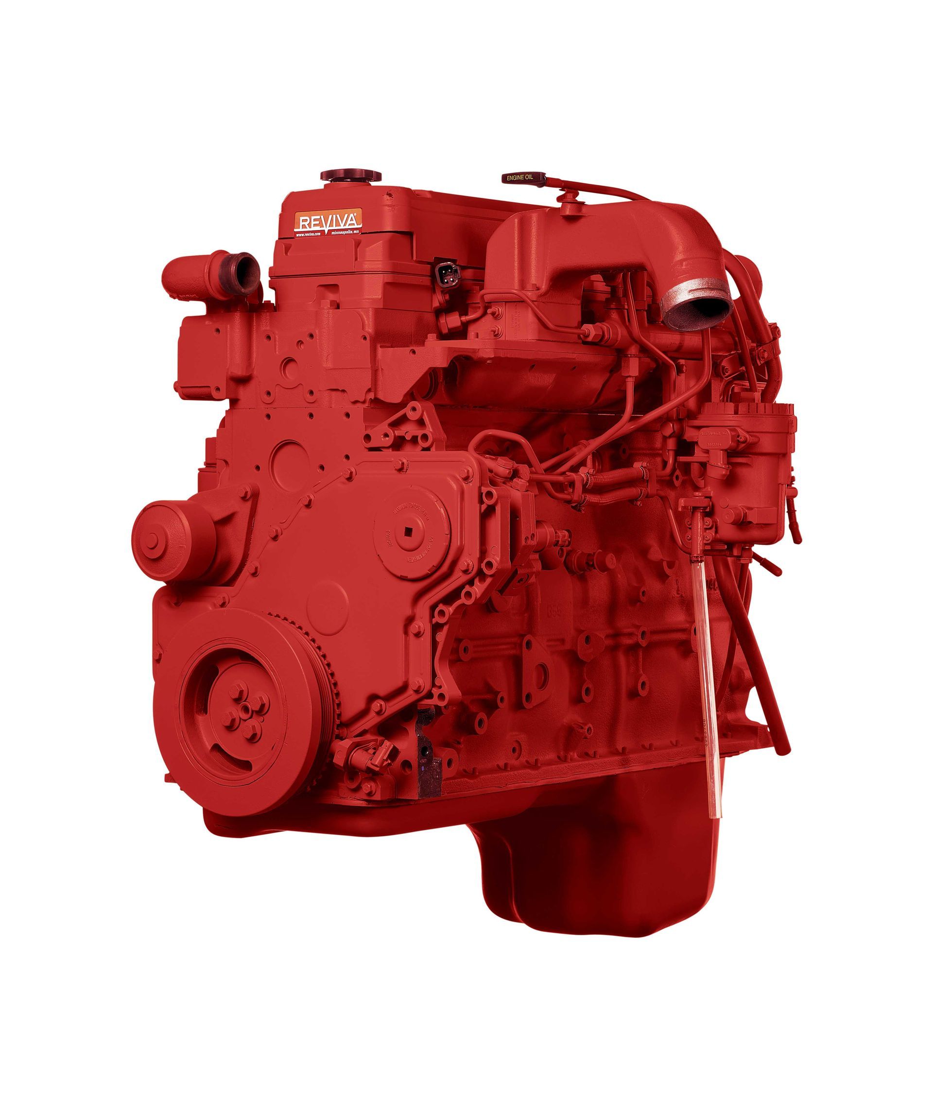 Remanufactured Cummins ISB02 5.9L HPCR-Rear Gear Diesel Engine