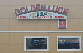 Golden Luck sign