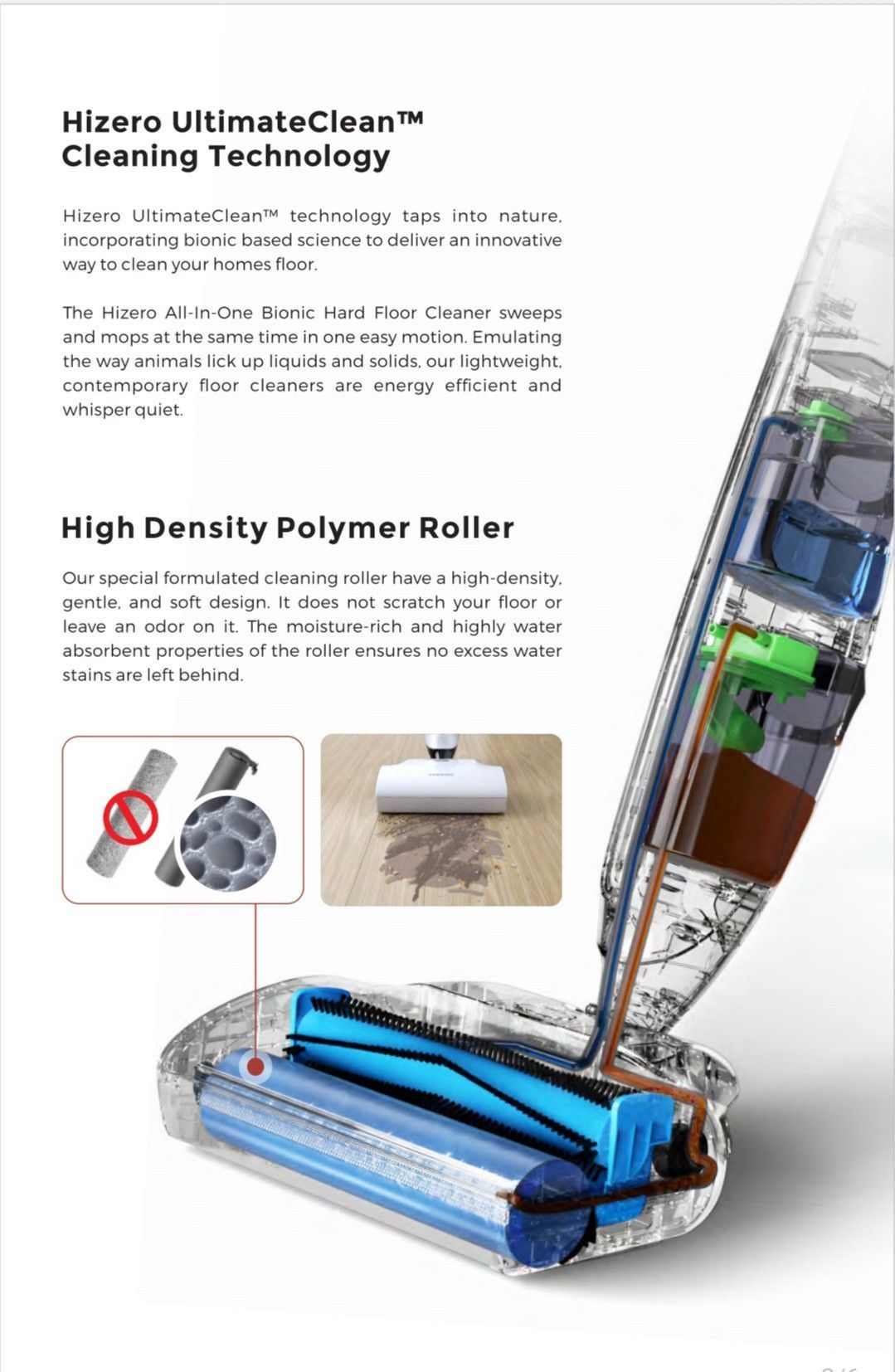 F500 Hizero UltimateClean Cleaning Technology