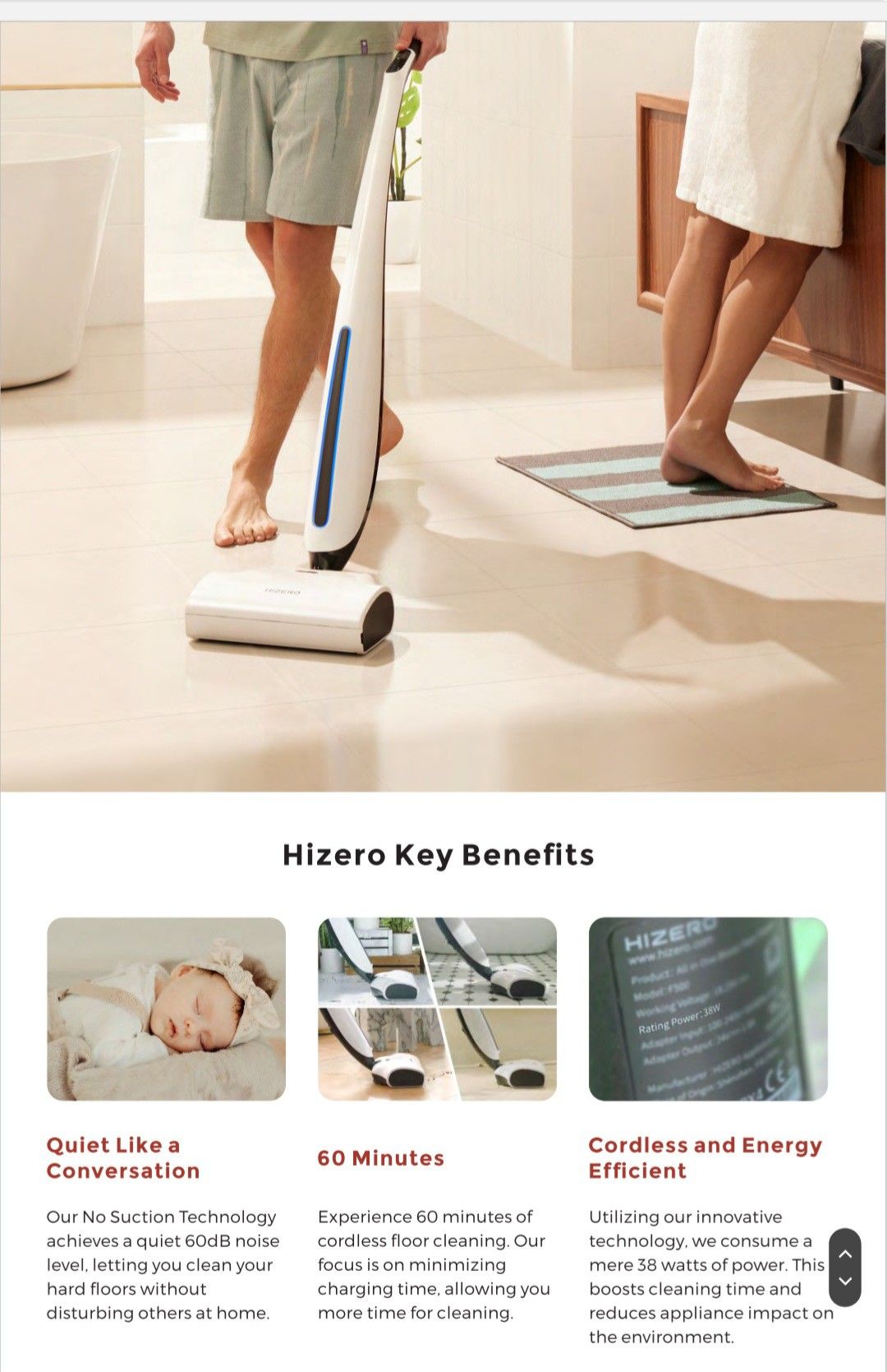Hizero key benefits