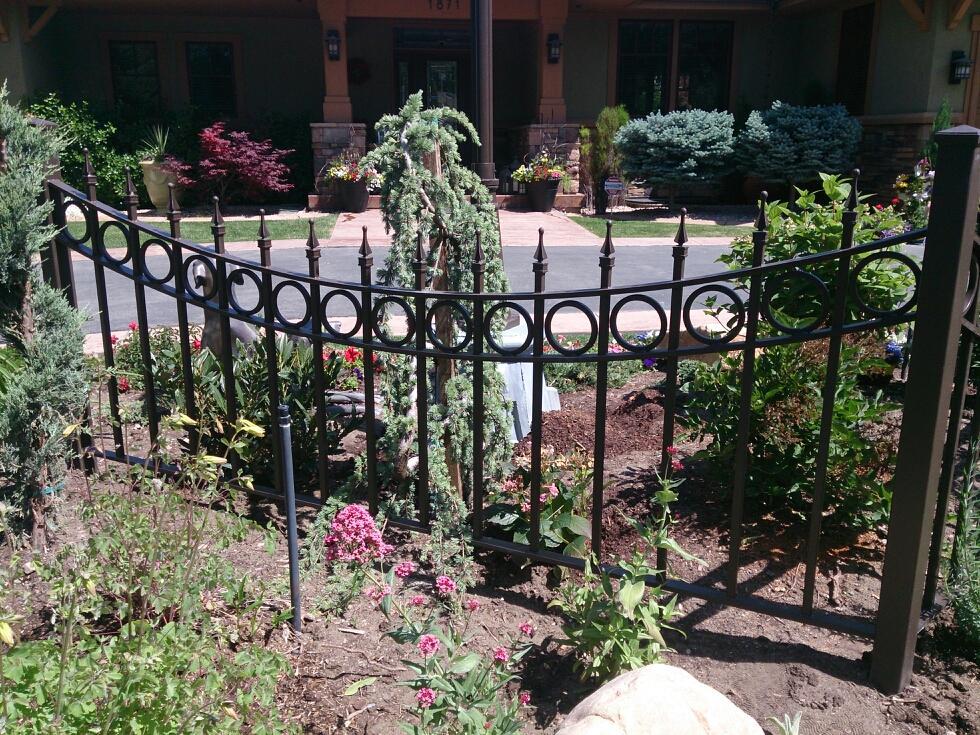 Custom metal fence