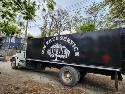 Work truck for WM Tree Services