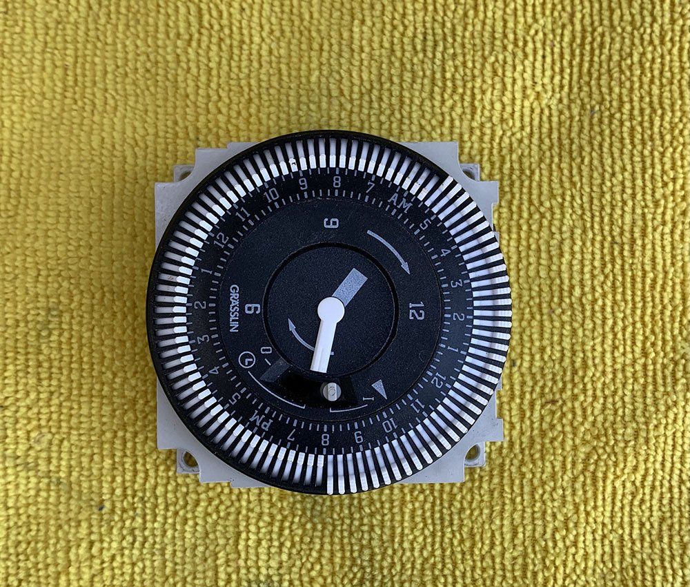 Time for control panel