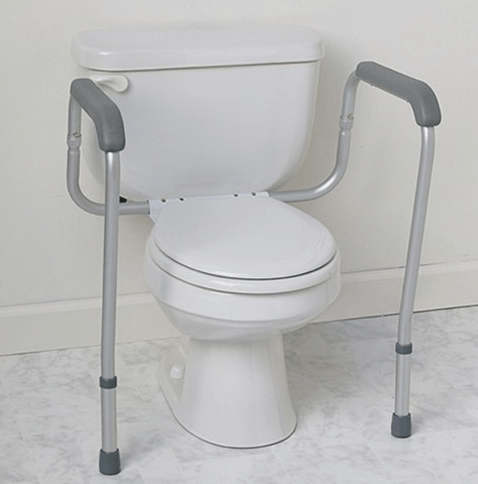 toilet seat with arms