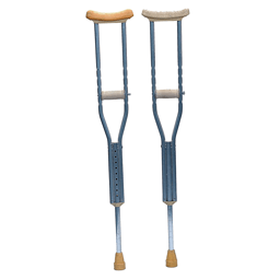 aluminum crutches