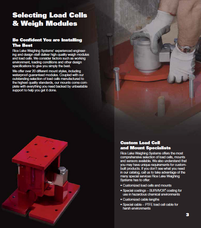 Selecting Load Cells & Weigh Modules