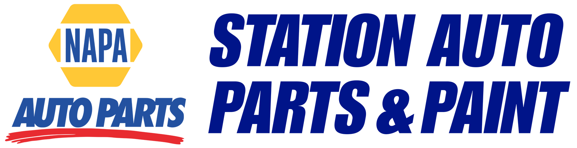 NAPA Auto Parts / Station Auto Parts & Paint Logo