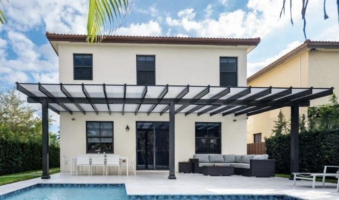 Residential patio cover.