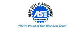 ASE blue seal of excellence