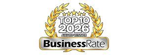 Top 10 2026 Business Rate award logo
