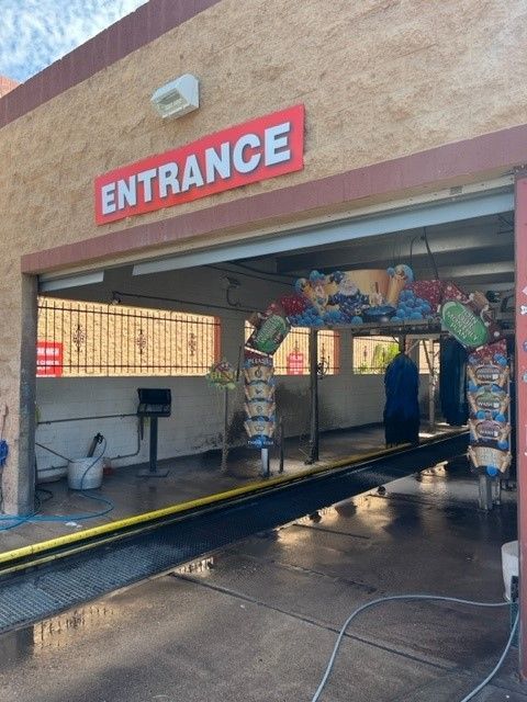 PV Car Wash entrance
