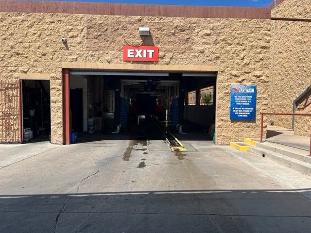 PV Car Wash exit