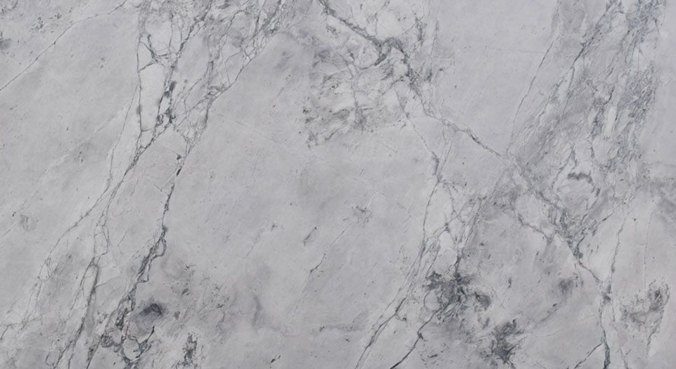 Gray marble surface with prominent veining patterns.