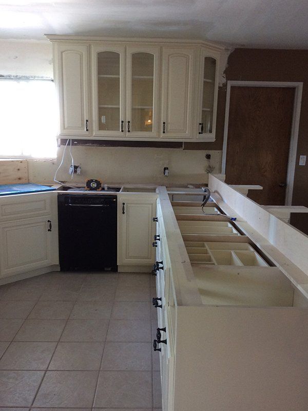 Kitchen cabinets