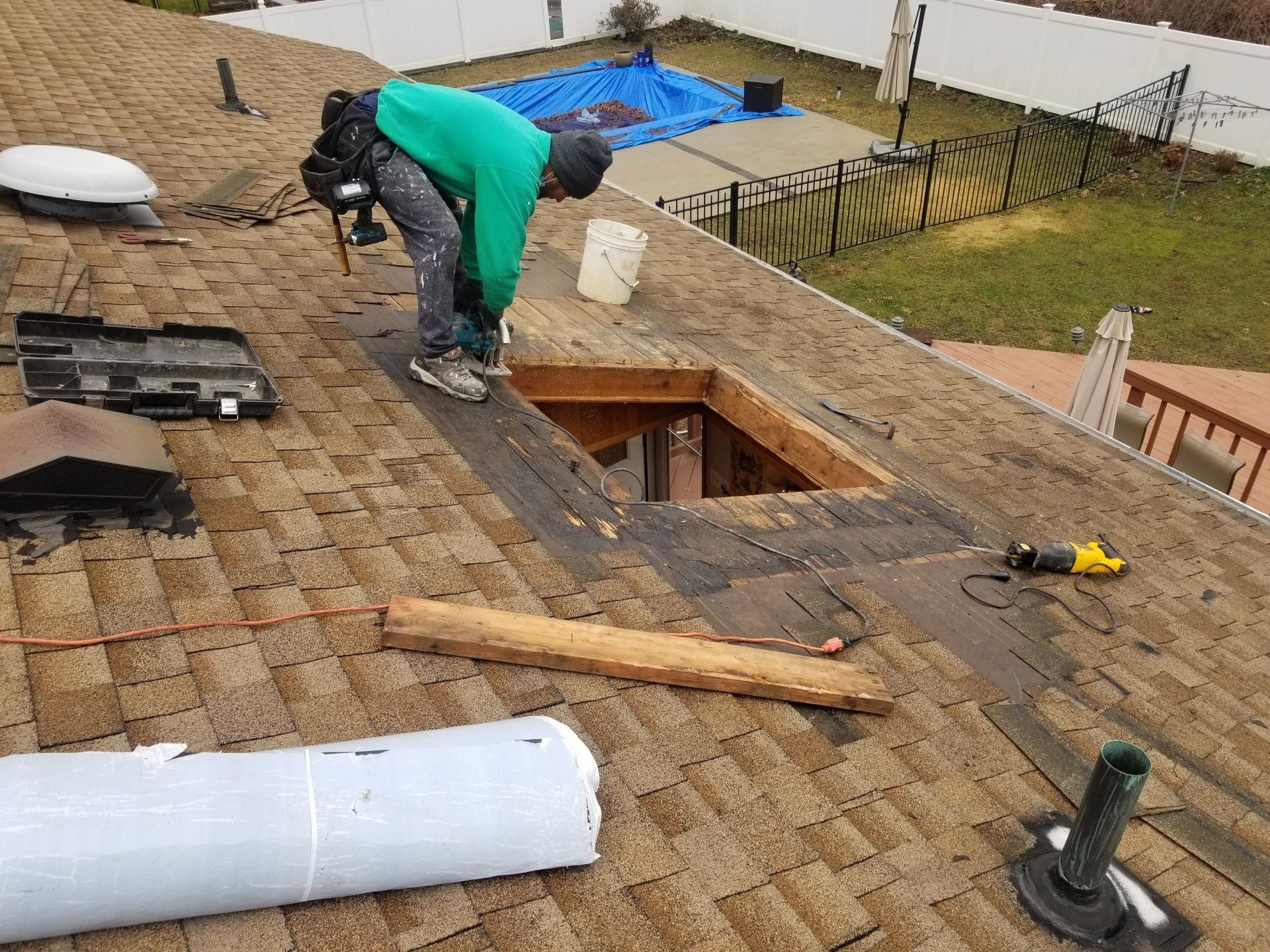 skylight installation