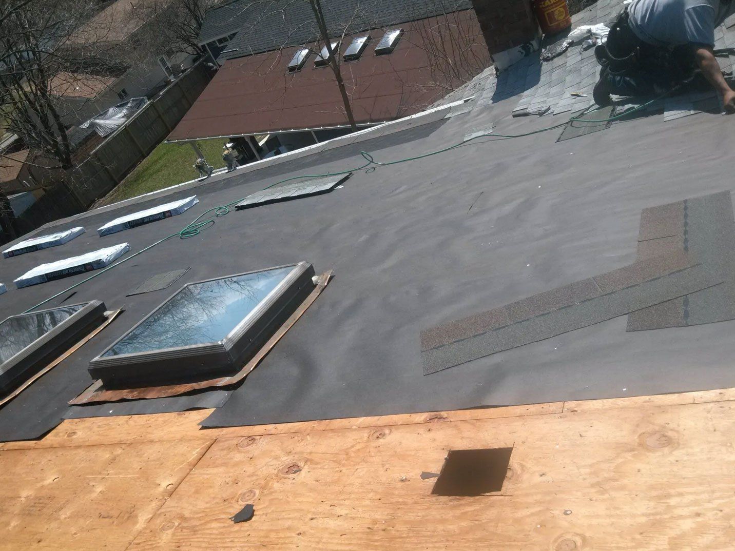 Chimney box leaks roof repairs