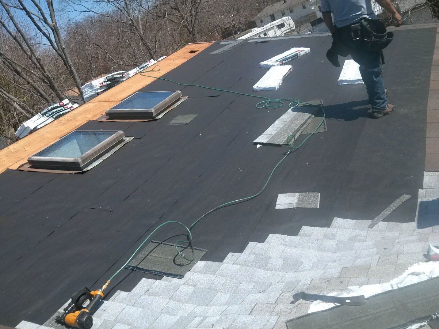 Chimney box leaks roof repairs