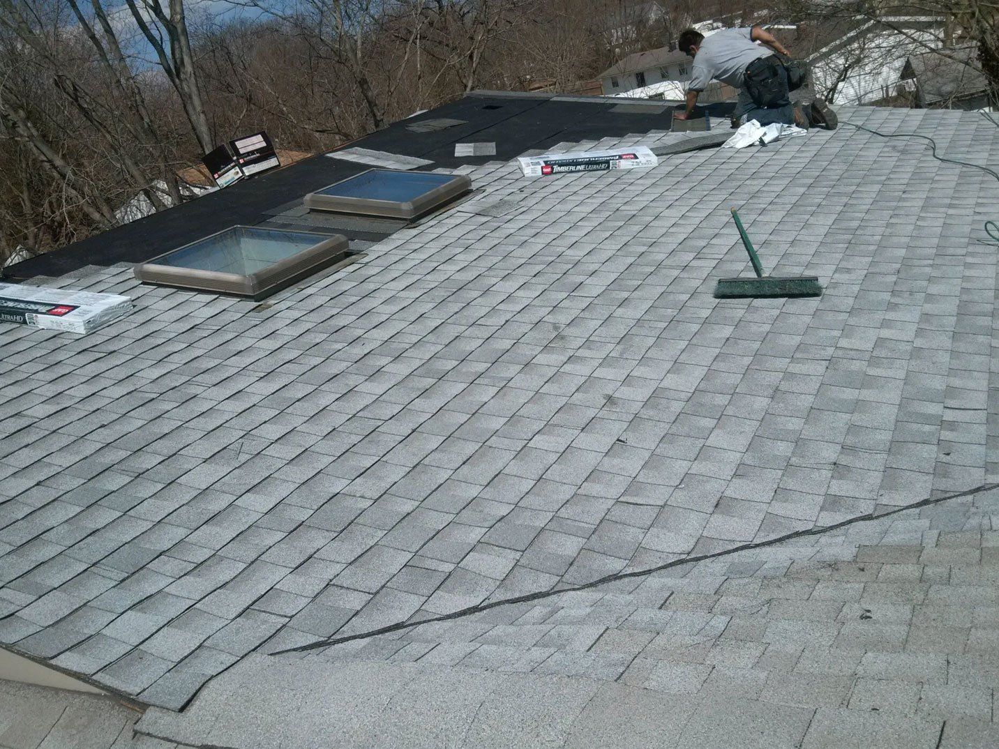 Chimney box leaks roof repairs