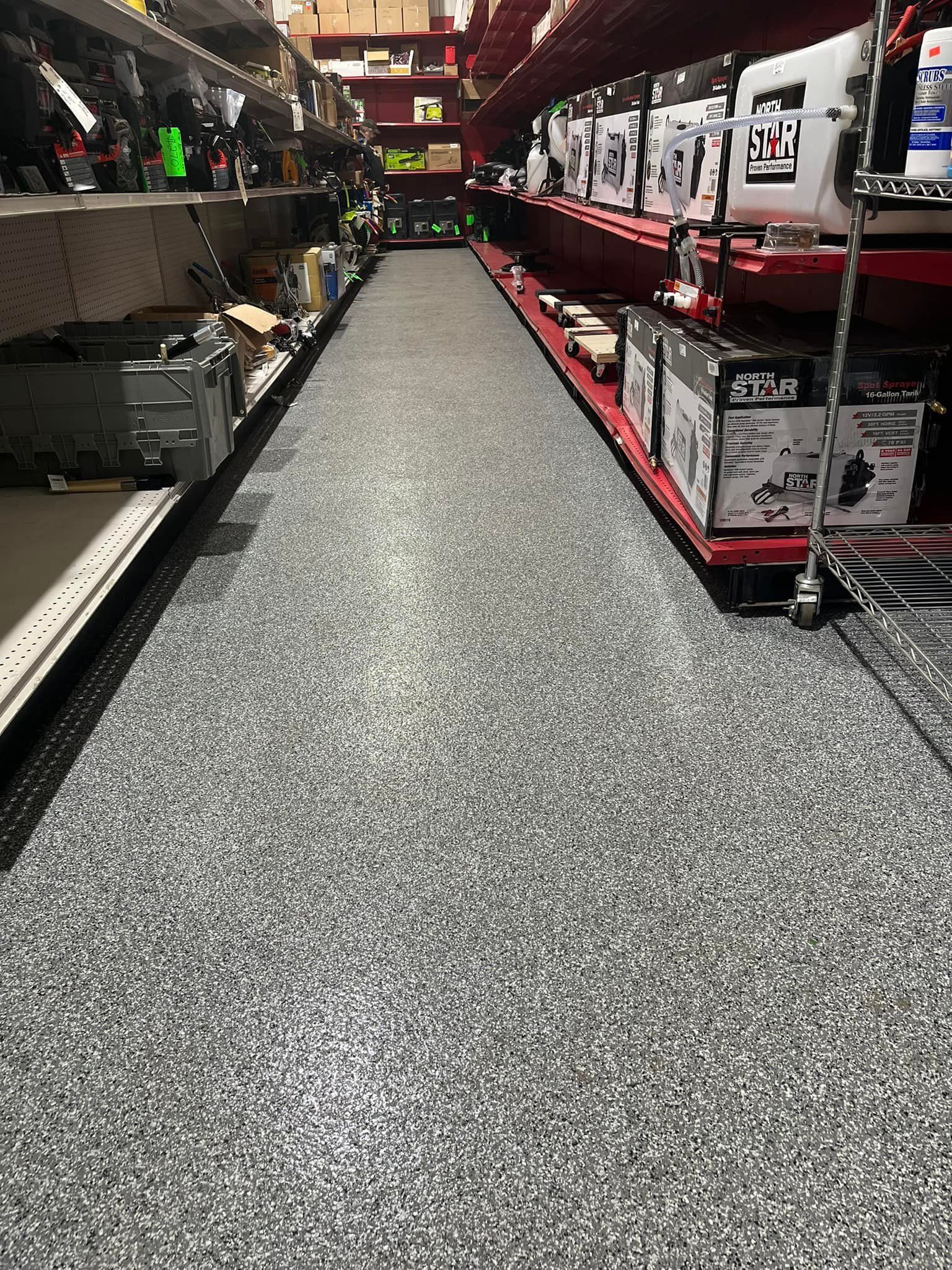 Commercial floor coatings