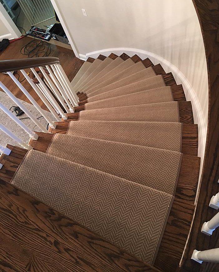 Carpet on staircase