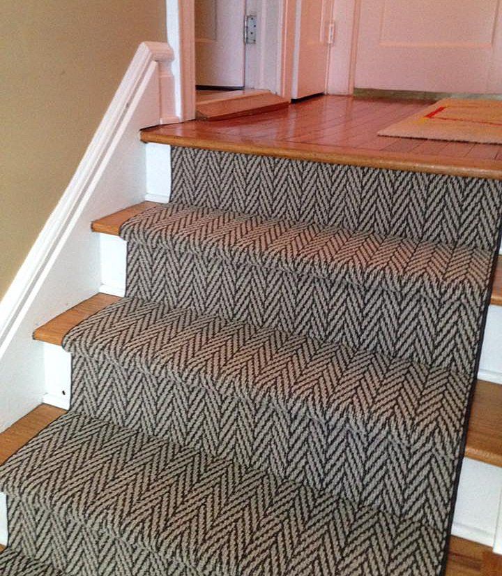 Carpet on staircase