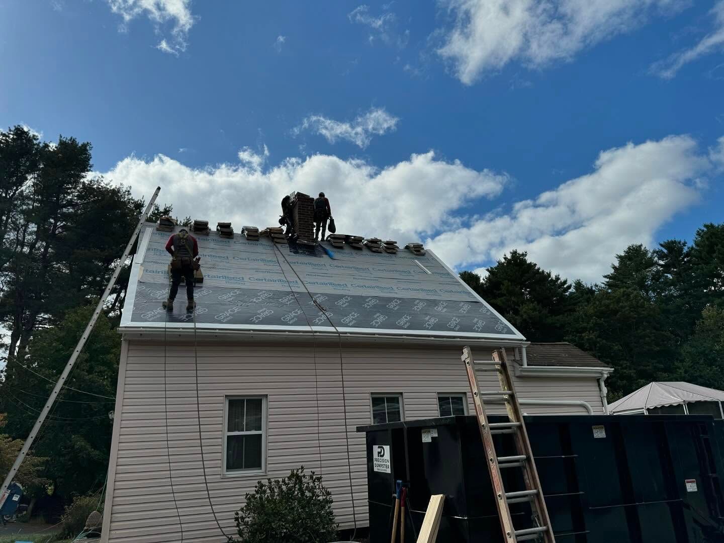 Roof Installation Project in Foxboro, MA