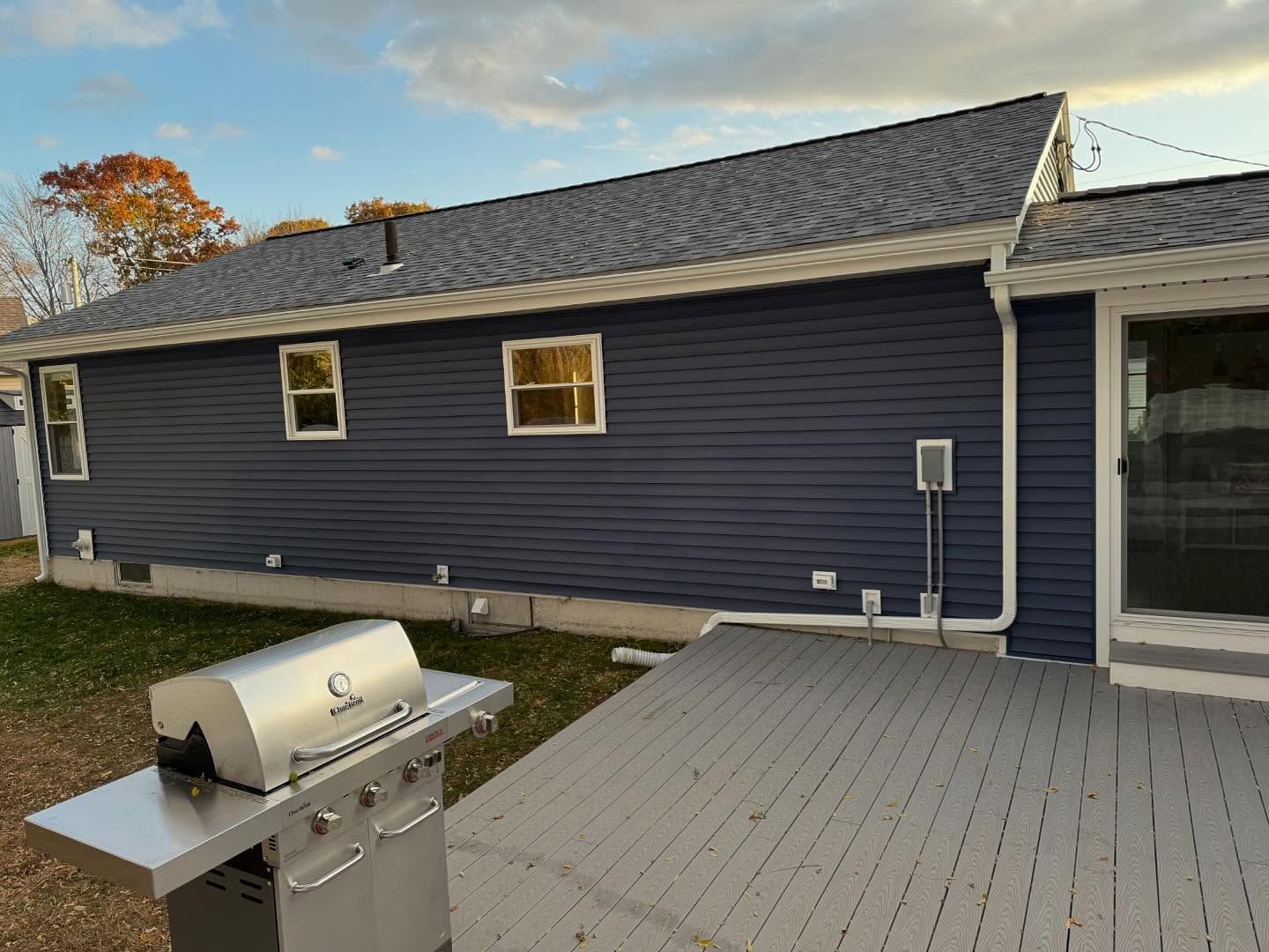 Vinyl Siding Project by Cycle Carpentry Corp