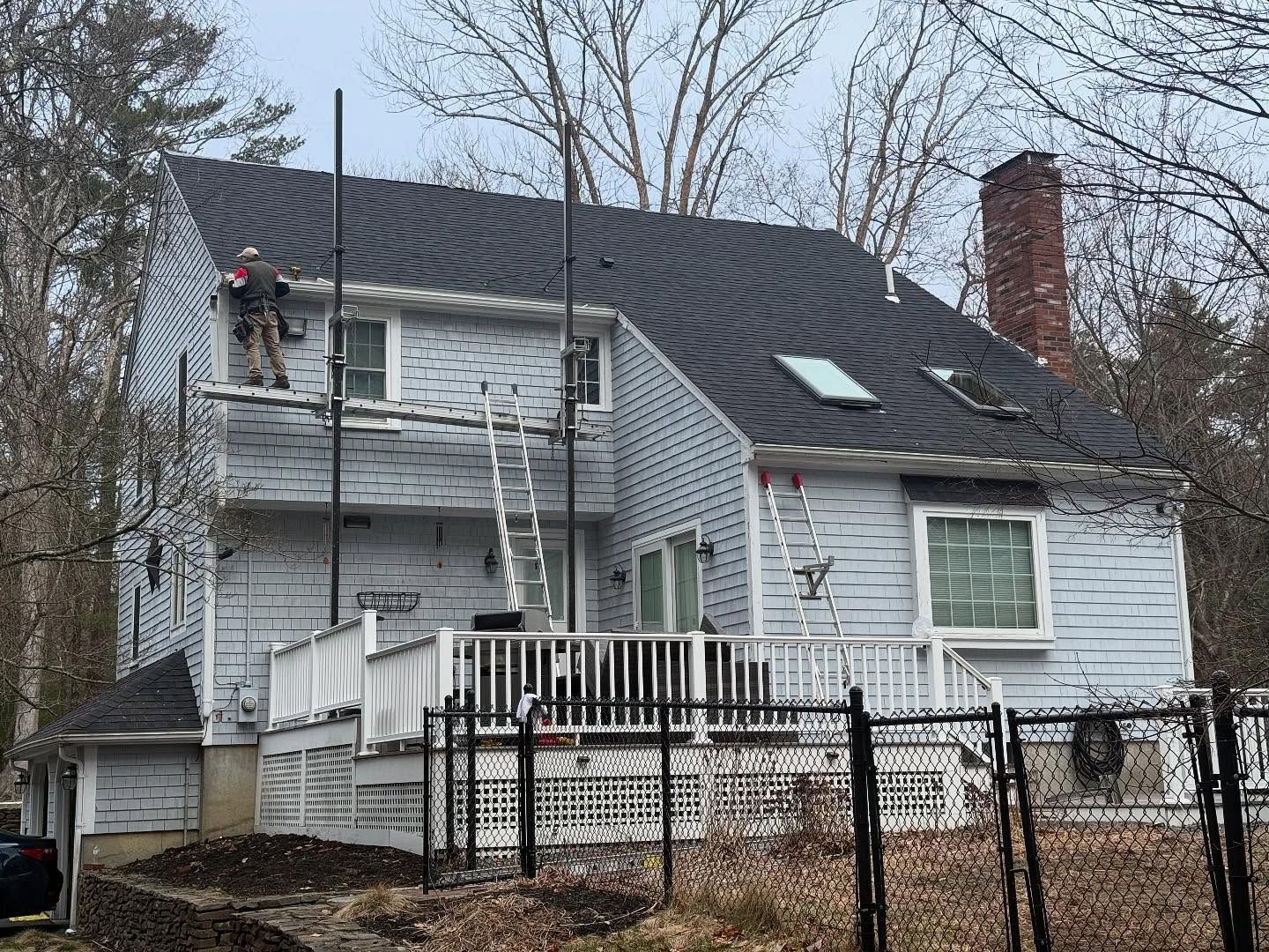 Holbrook MA Roof Replacement Project by Cycle Carpentry