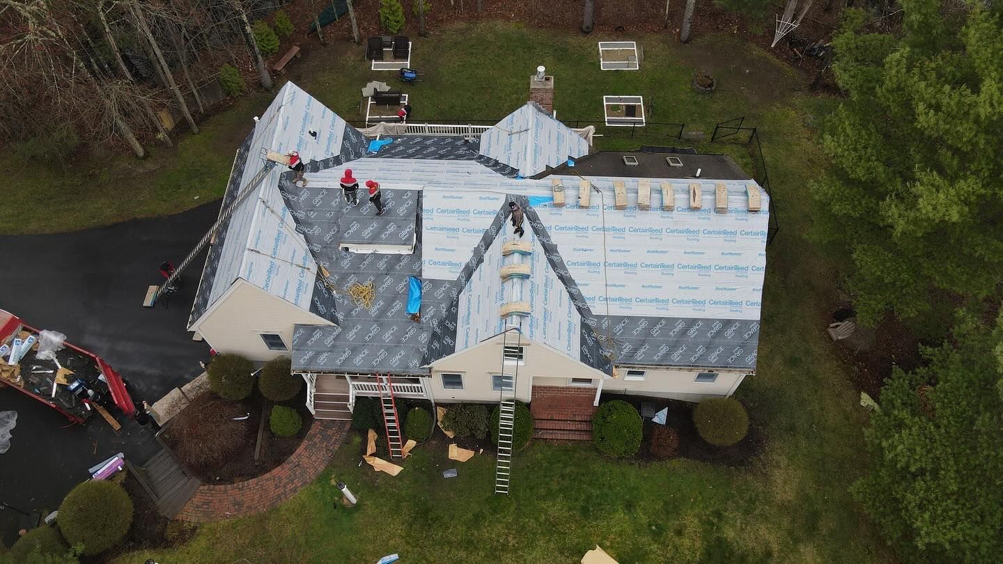 Norton, MA residential roof replacement by Cycle Carpentry