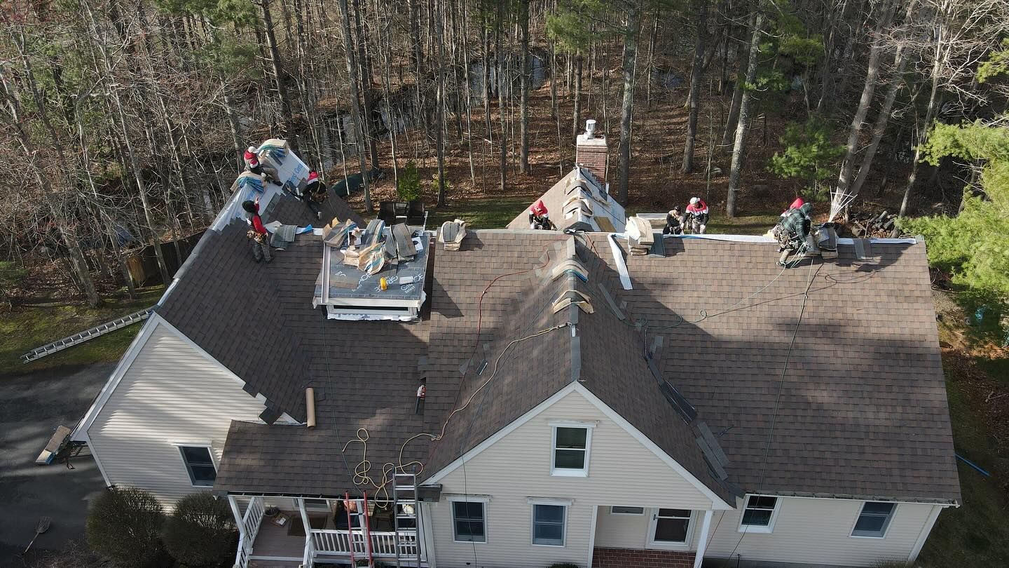 Residential roof replacements in Cohasset, MA by Cycle Carpentry