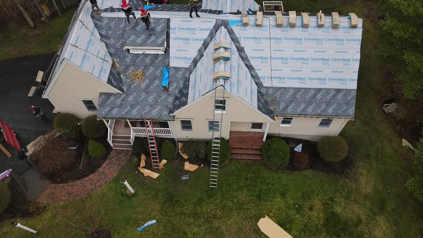 Roofing Project in Massachusetts by Cycle Carpentry Corp