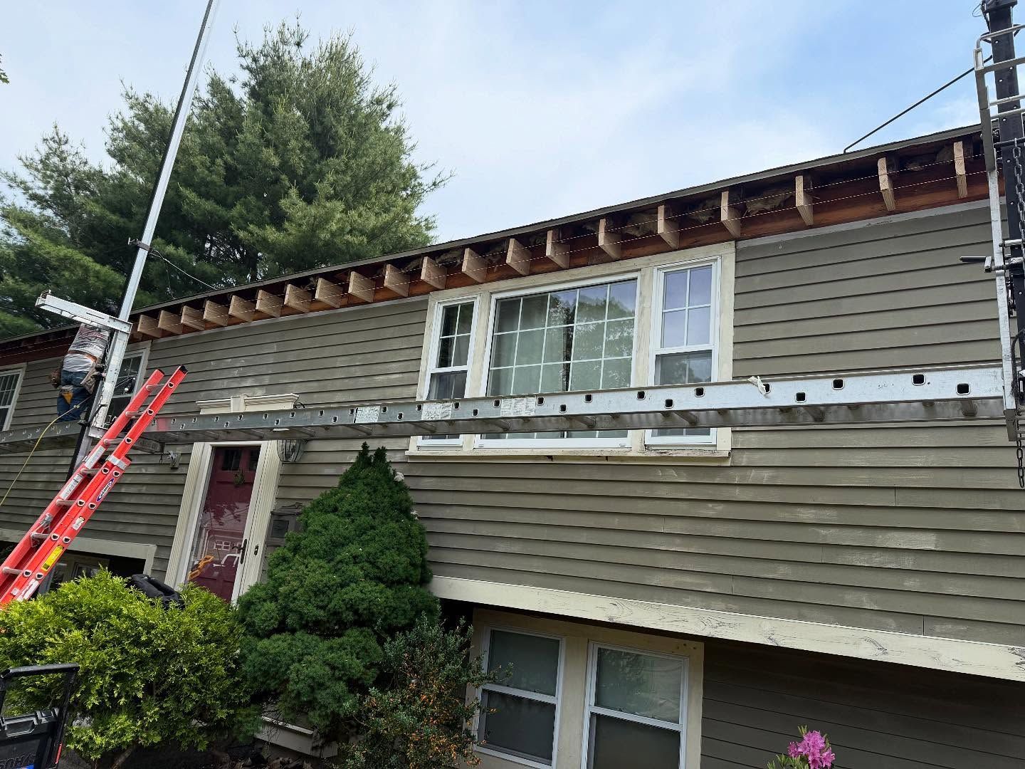 Gutter Installation Project by Cycle Carpentry Corp