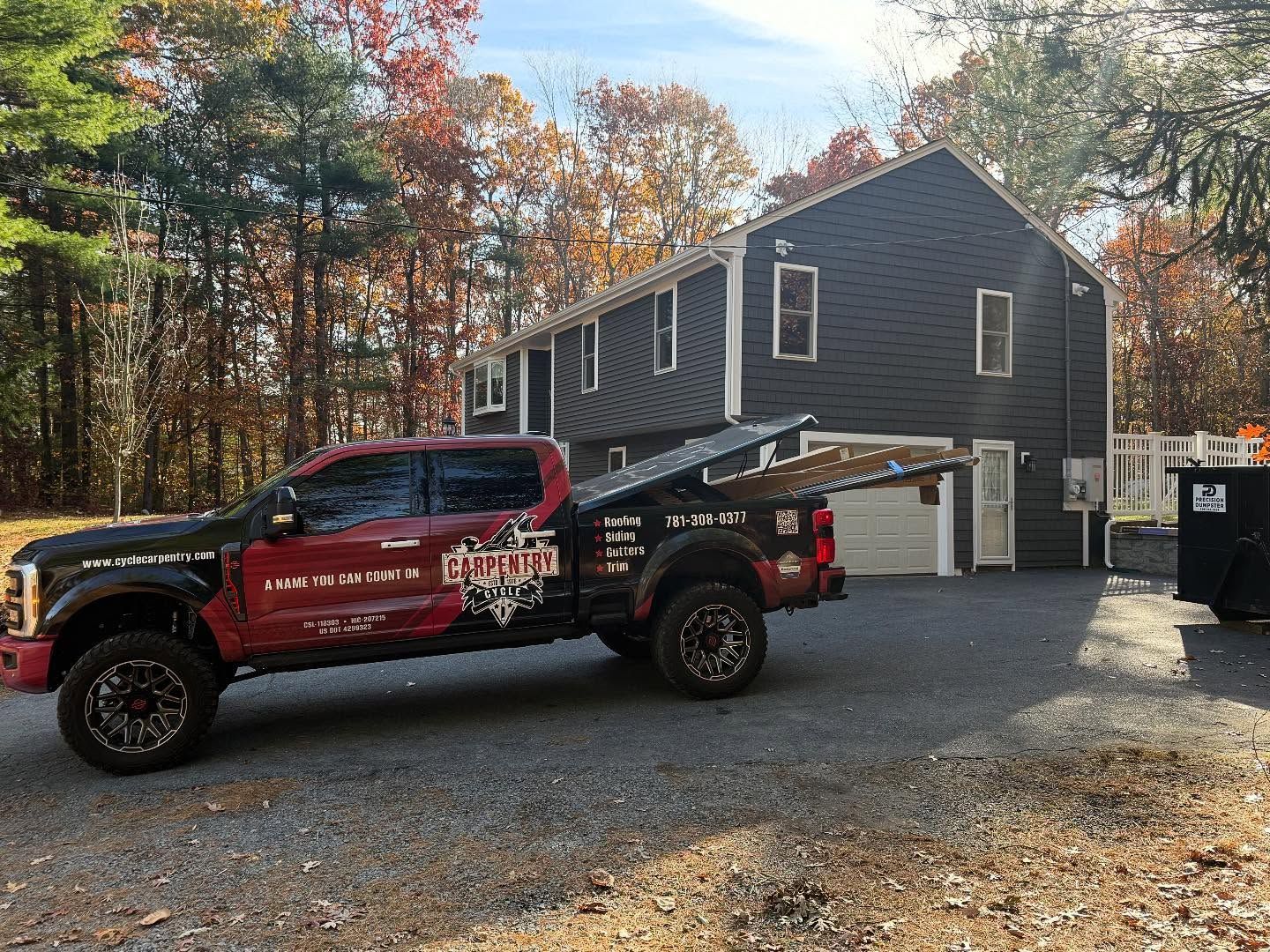 New Roof in Hanover, MA by Cycle Carpentry