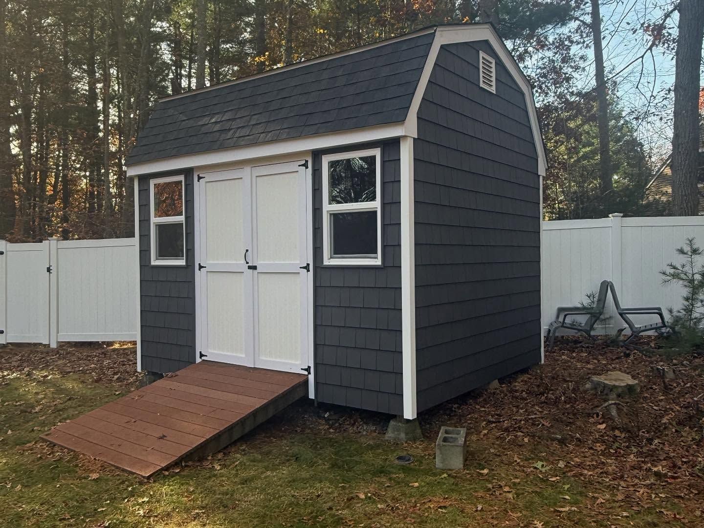 Shed Remodel in Hanover, MA by Cycle Carpentry