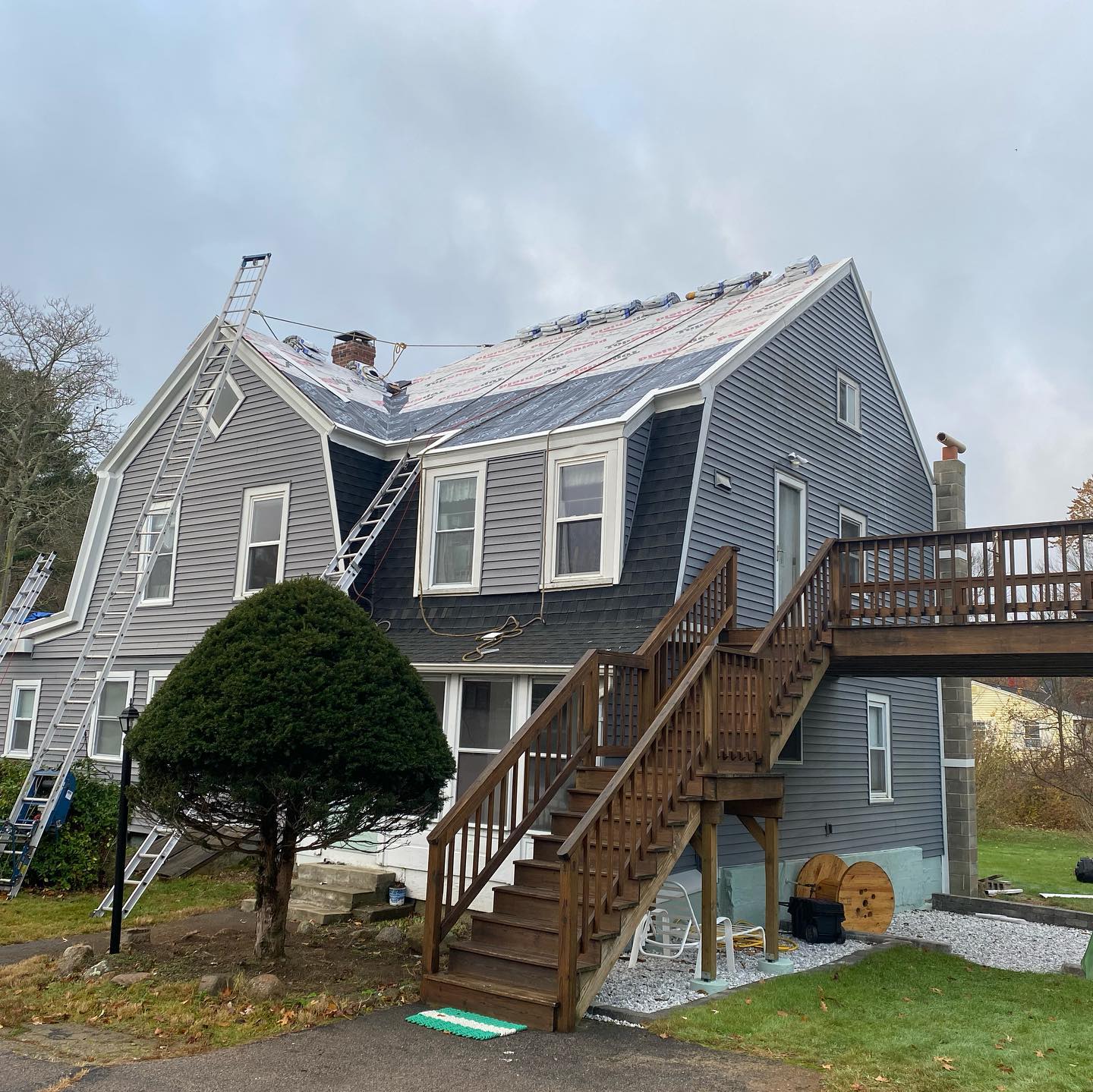 Roof replacement in Quincy, MA by Cycle Carpentry Corp