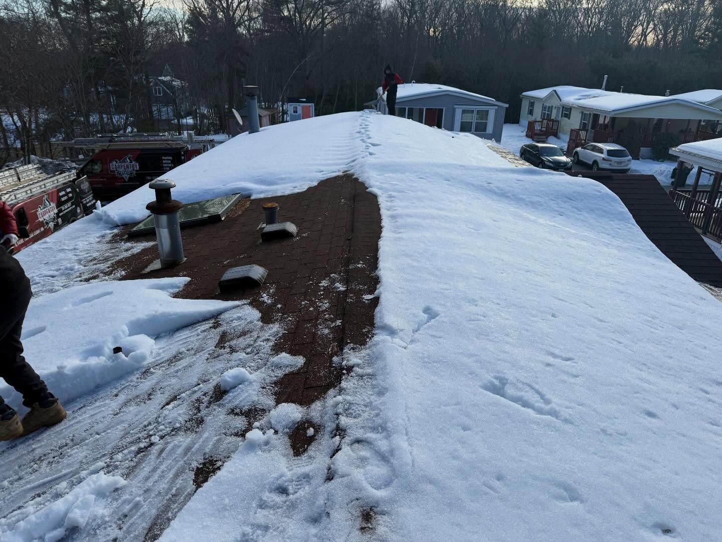 Roof Snow Removal in East Bridgewater