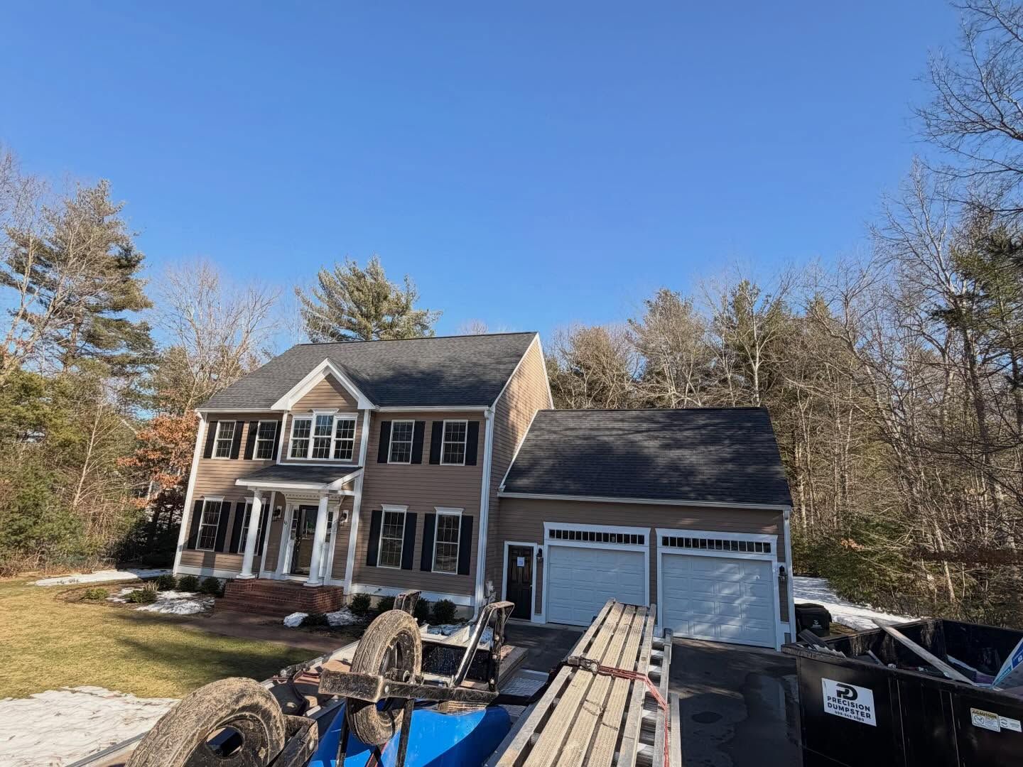 New Roof in Halifax, MA by Cycle Carpentry