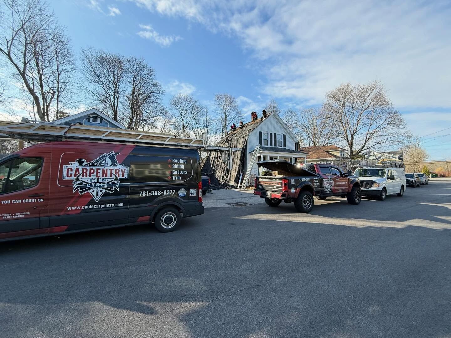 New Roofing by Cycle Carpentry