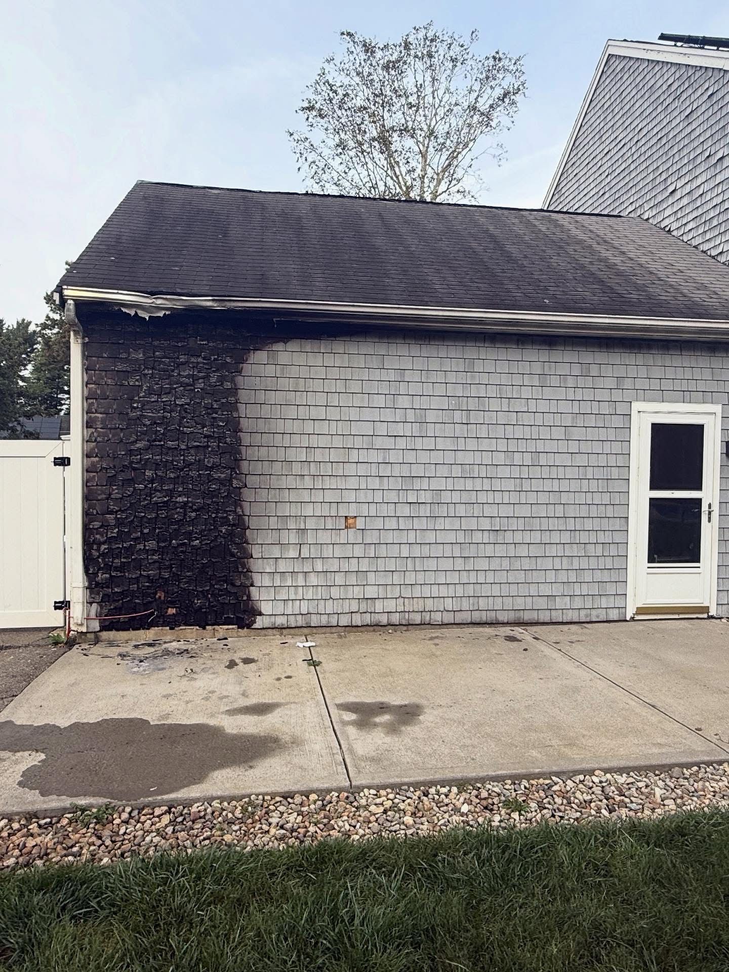 Garage Fire Rebuild Halifax, MA