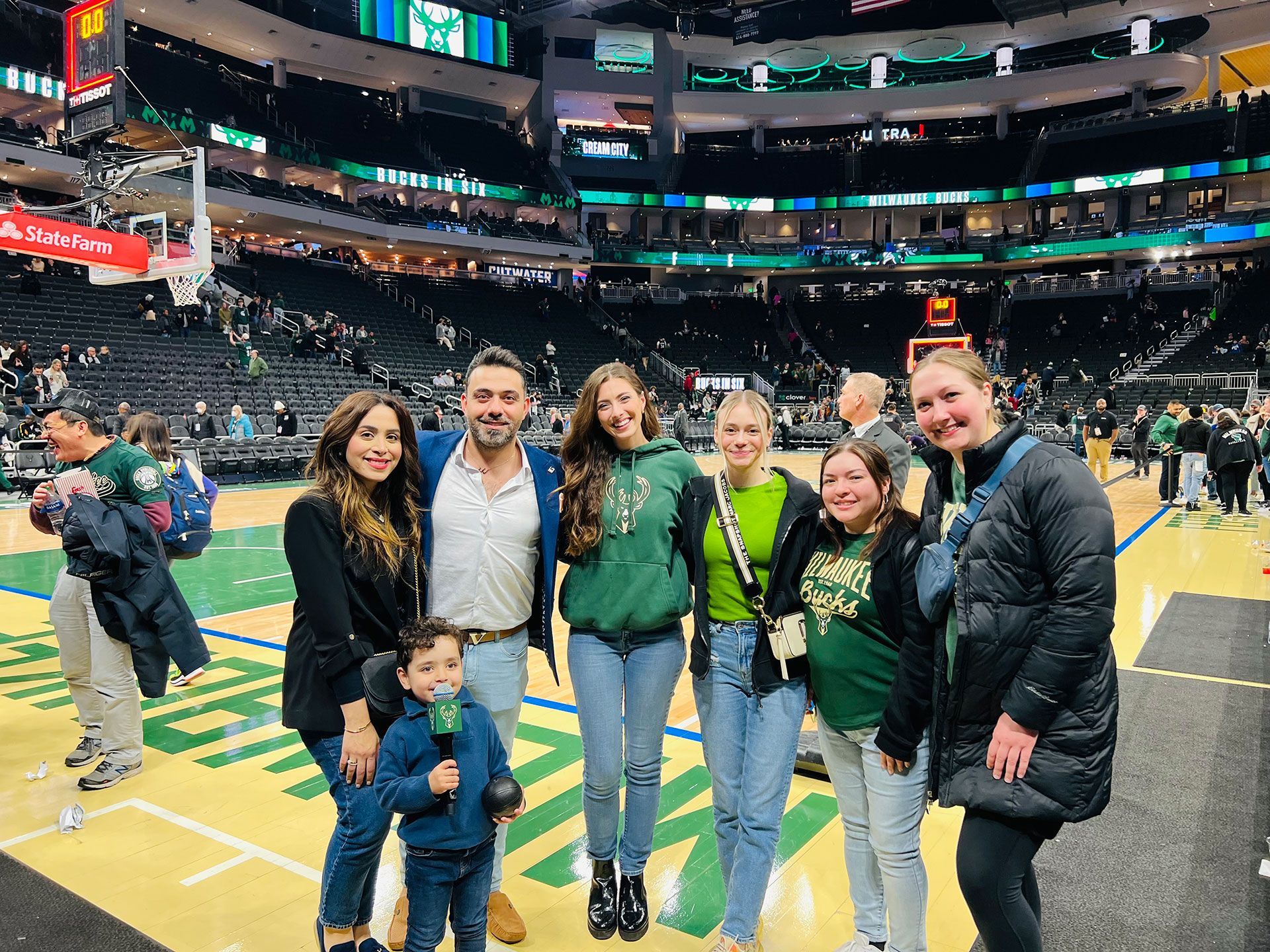 Dr. Hassan and the team in court.