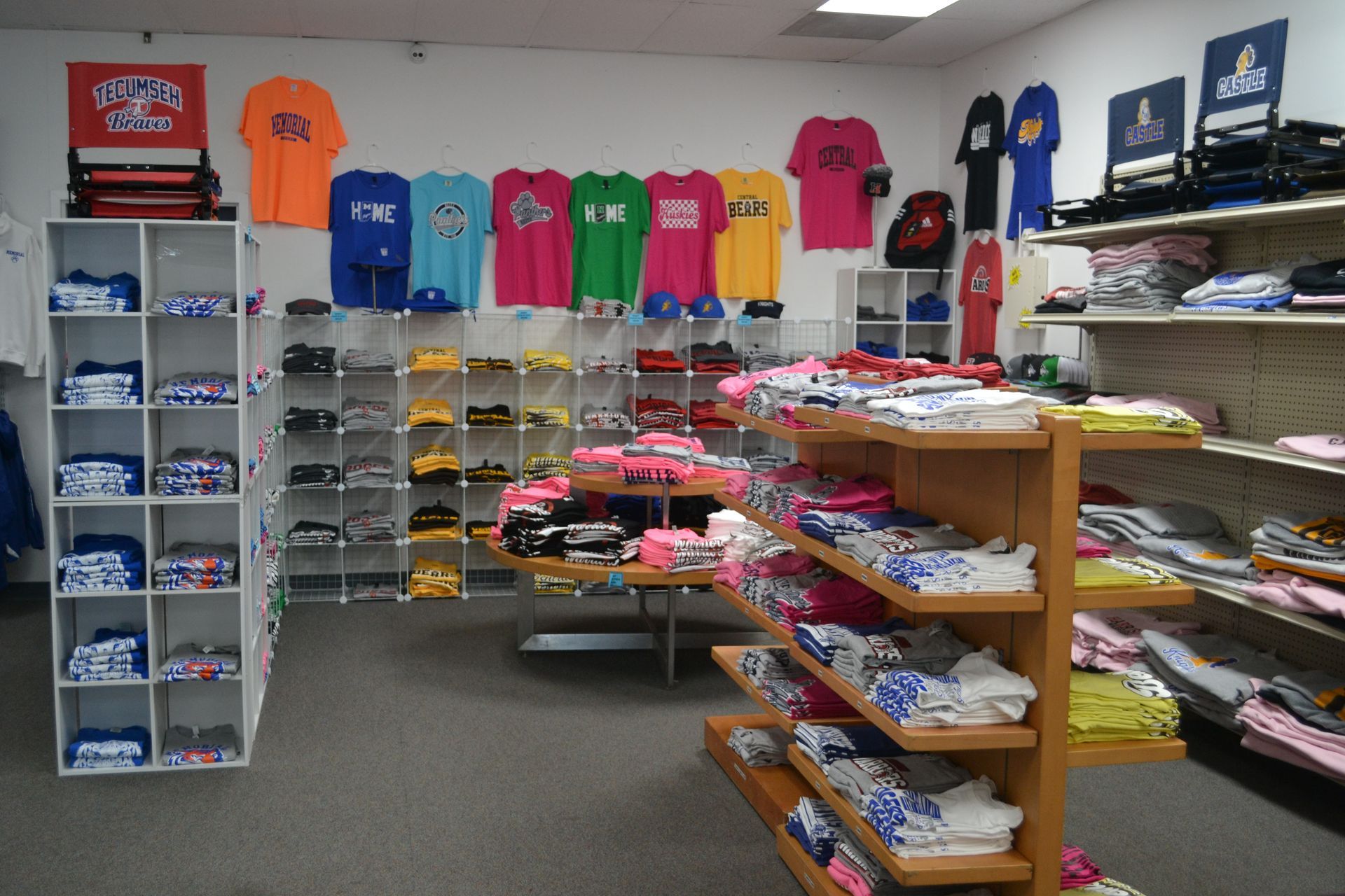 Sports apparel shop