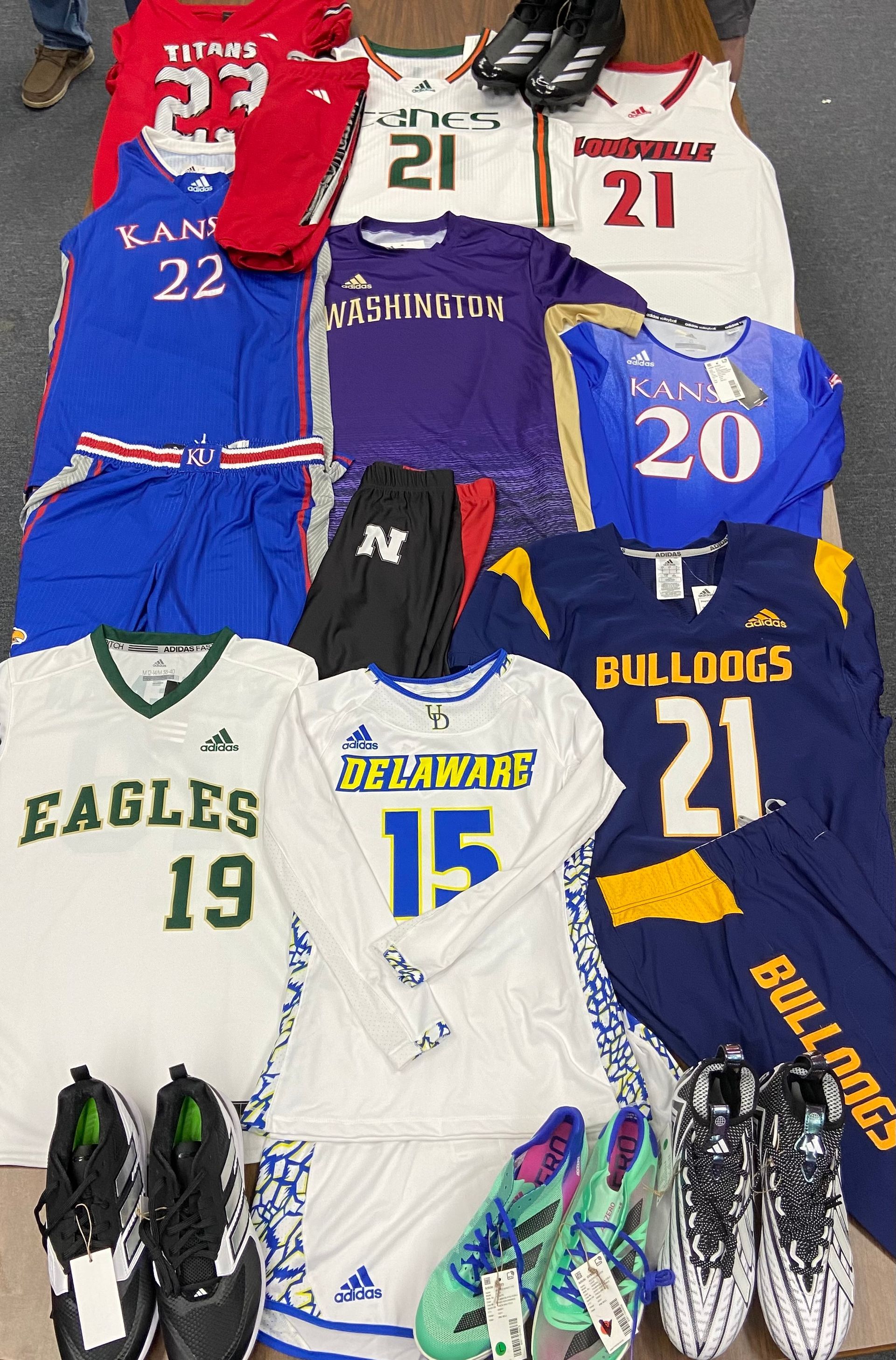 Custom uniforms and shoes